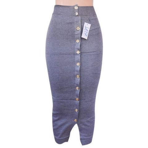 Women's Sweater Skirt - Grey